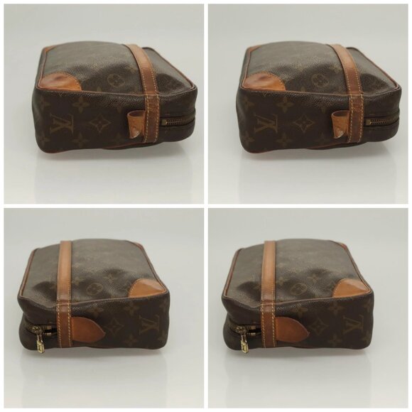 LOUIS VUITTON Monogram Compiegne 28 Clutch Bag M51845 LV Auth 128348 - Picture 16 of 16